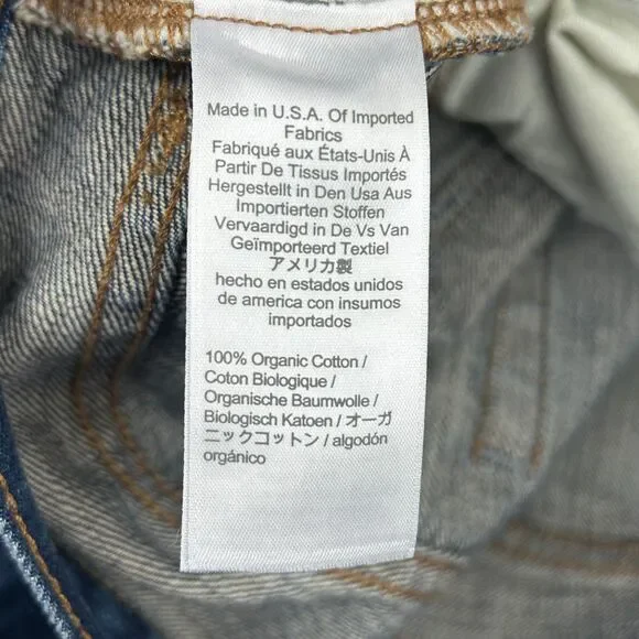 Point Sur Boyfriend Jeans Womens 25 Button Fly Selvedge Denim Straight J Crew - Picture 7 of 12